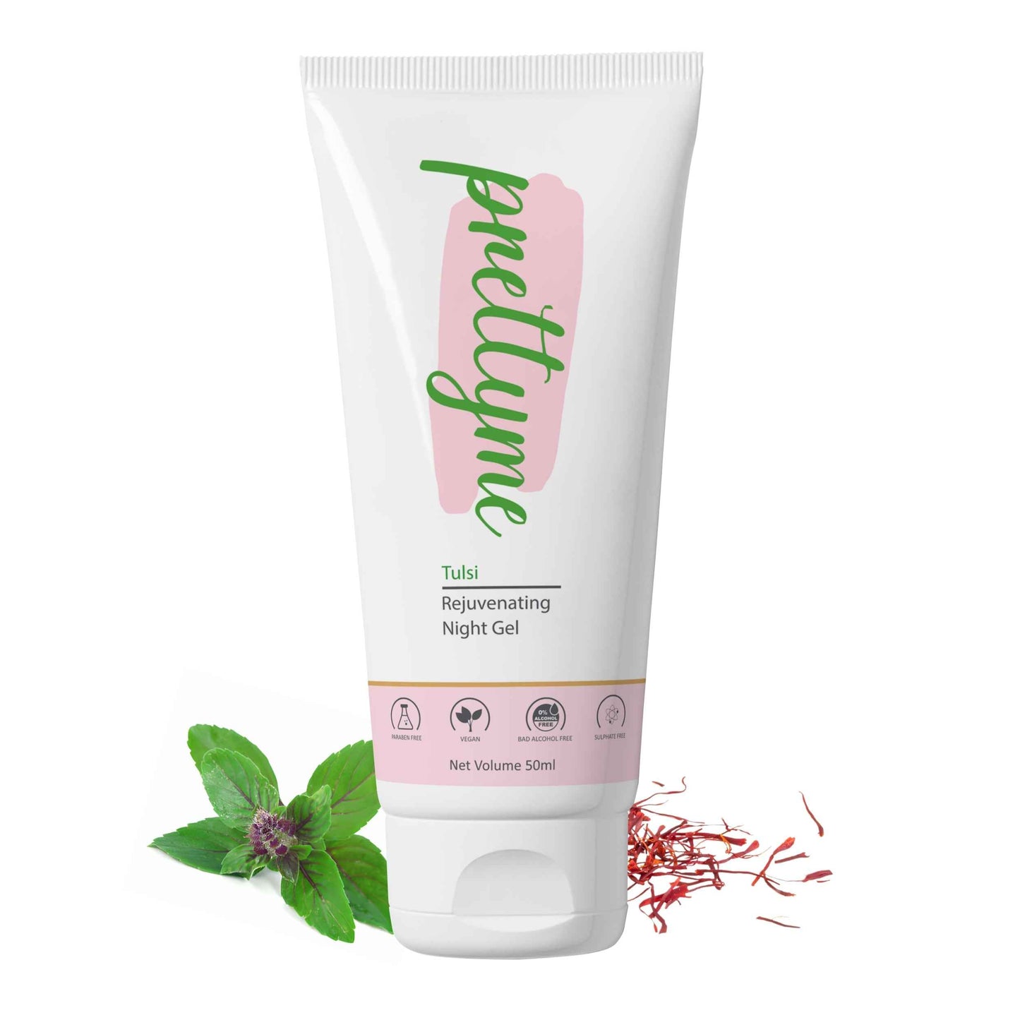 Prettyme Tulsi Rejuvenating Night Cream For Glowing Skin & Radiance