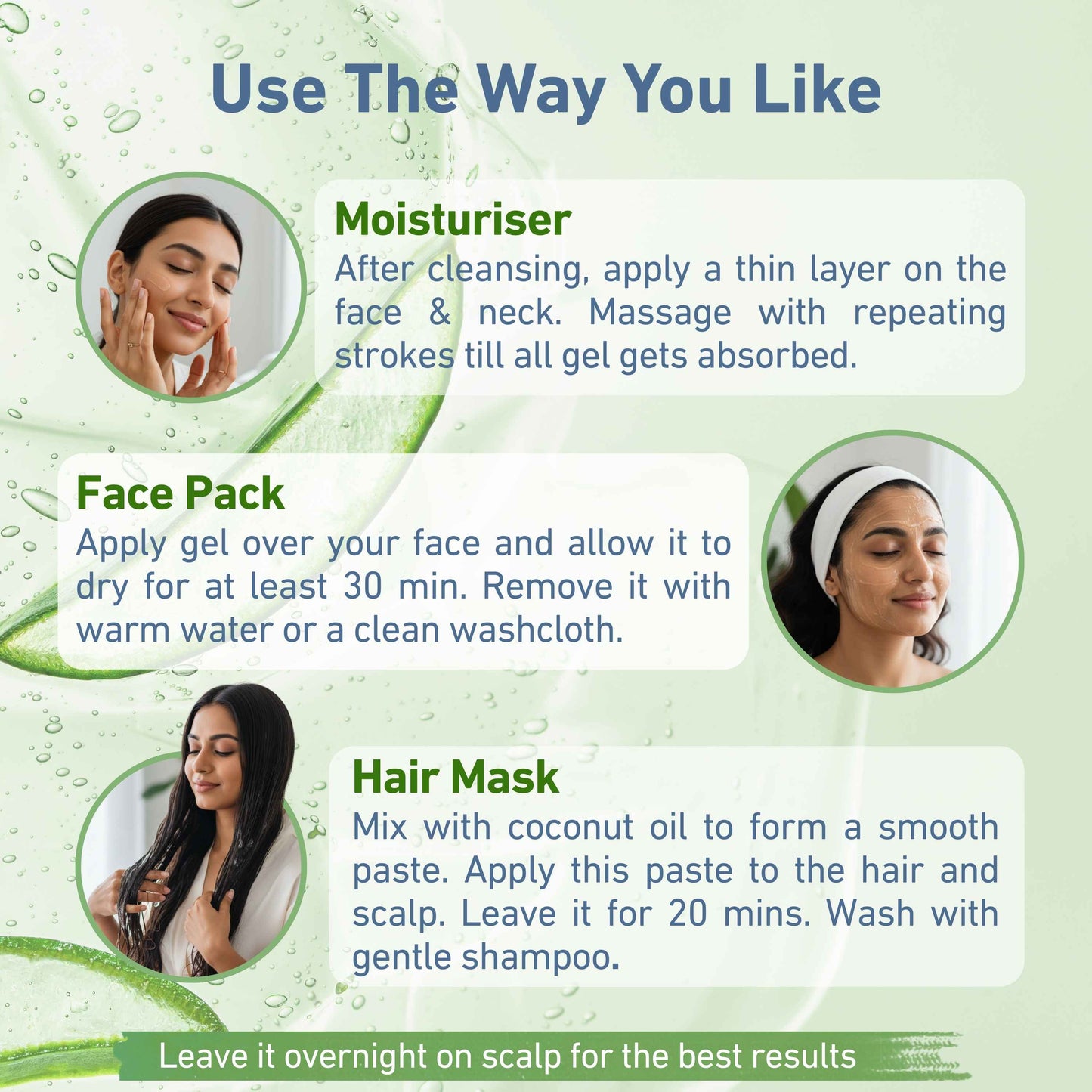 Prettyme Pure Aloe Vera Gel for Face & Hair | Natural Skin care with Vitamin E, Jojoba & Argan for Daily Use - 200 g